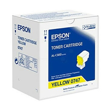 EPSON 黃色原廠碳粉匣 / 個 S050747｜領券最高折$220