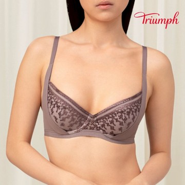 黛安芬-Premium 經典無痕系列 鋼圈 B-E罩杯內衣 氣質灰