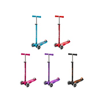 Micro 瑞士 Maxi Deluxe LED輪 兒童滑板車 - 多款可選