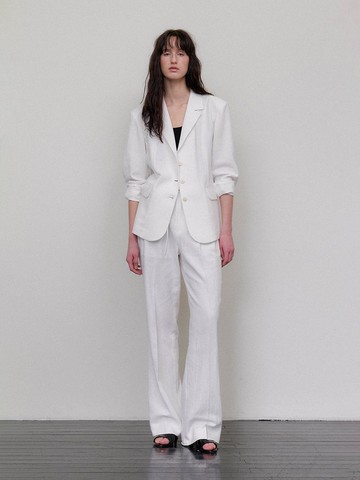 May Linen Trouser [White]