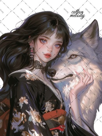 original sticker no.1791 人物貼紙 原創貼紙 原創人物貼紙 裝飾貼紙 cotton melody