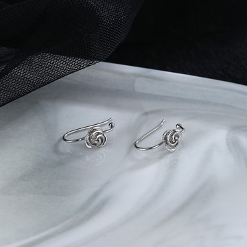 ▪NANA▪N41 日韓流行時尚 氣質 小巧 玫瑰花 甜美耳飾 耳環 耳針 耳骨夾