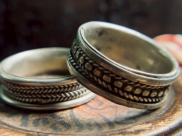 文藏星月金剛鳳眼百香子菩提根手串配珠新款散珠藏式跑環戒指