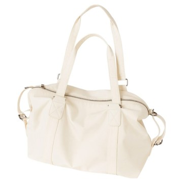 MDMS 多功能尼龍旅行包 尼龍布款  米白色  40 x 13 x 28cm