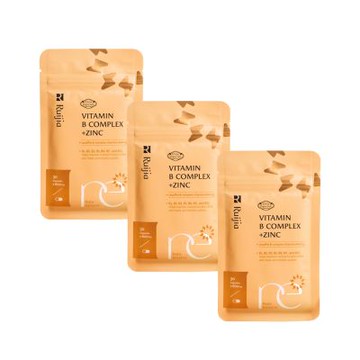 【露奇亞】天然酵母B群+鋅3入組(30粒/包)(全素無臭味)