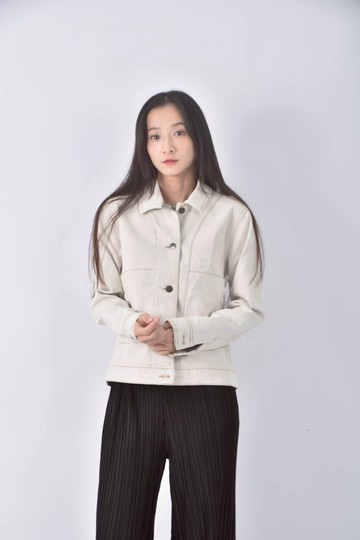 (M) chloe stora排扣白色外套