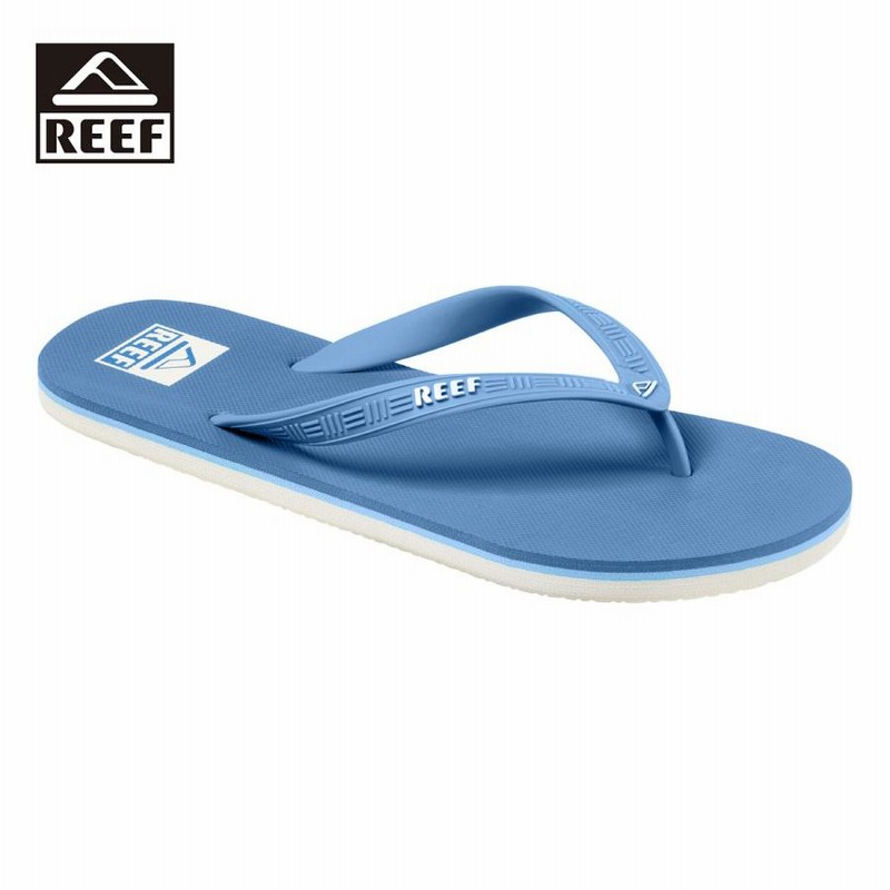 REEF リーフ ビーチサンダル メンズ ブランド おしゃれ サンダル ラバー カジュアル アウトドア サーフ サーフブランド 青 スカイブルー  LINEショッピング