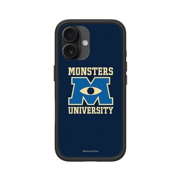 iPhone 16 Mod NX 黑 - 迪士尼-皮克斯 PIXAR - 怪獸大學校徽2