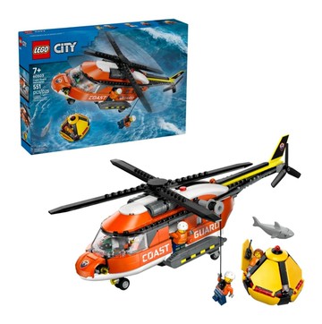 【LEGO 樂高】磚星球〡 60503 城市系列 海岸巡防隊直升機 Coast Guard Helicopter