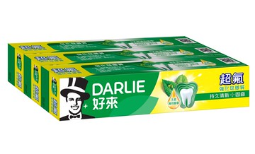 DARLIE好來超氟牙膏250g*3-強化琺瑯質(包裝隨機出貨)