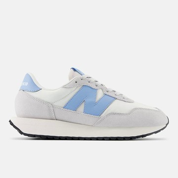 Kixpress-New Balance 女 休閒鞋 運動 復古 NB 237 B楦 緩震 舒適 簡約 穿搭 天藍 [WS237YC]