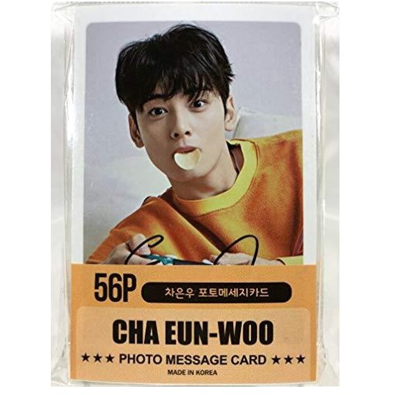 Cha Eun Woo チャ ウヌ Astro アストロ グッズ フォト メッセージカード ミニポストカード 56枚セット Tradeplace K Pop 韓国製 通販 Lineポイント最大0 5 Get Lineショッピング