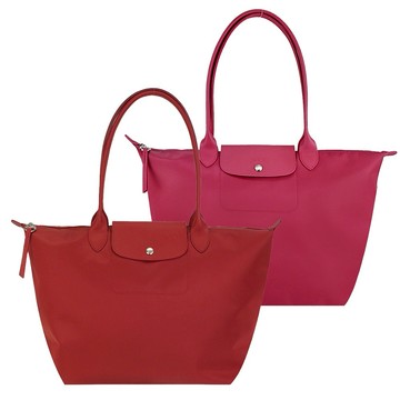 [平輸版]LONGCHAMP LE PLIAGE NÉO 系列厚尼龍長把肩背水餃包(大/多色選)真品平輸