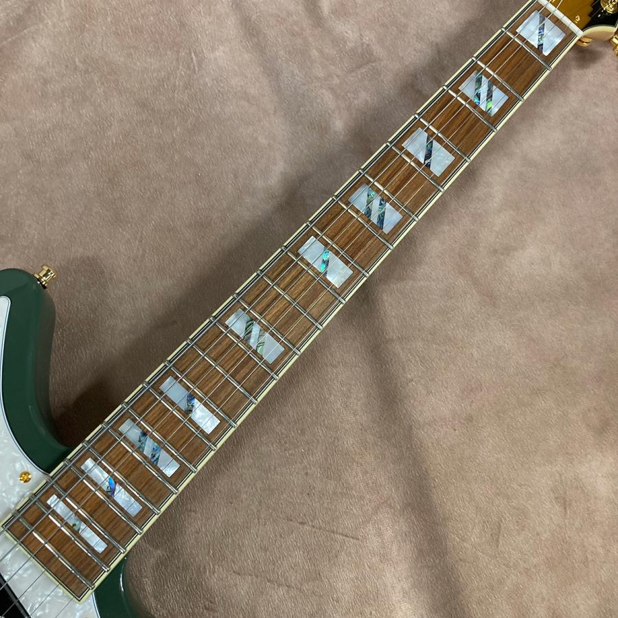 エレキギター D'Angelico Deluxe Bedford, Hunter Green