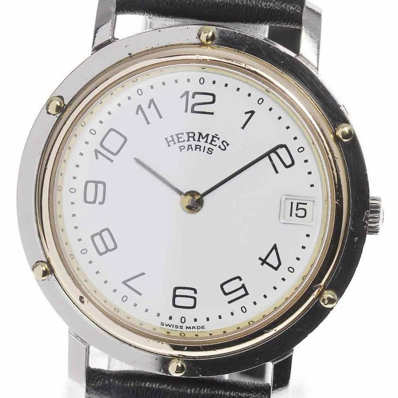 HERMES エルメス クリッパー デイト クォーツ 楽天市場】【ウォッチ】HERMES エルメス クリッパー デイト