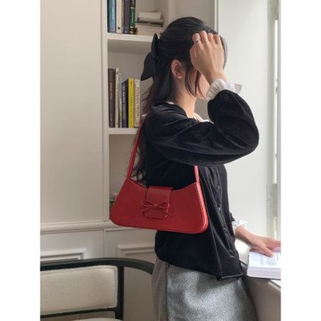 韓國小眾設計質感通勤百搭法棍包