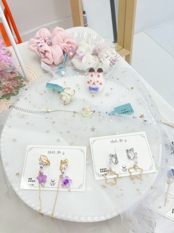 星月誓約 手作串珠耳骨夾、手鍊、戒指| 植椛。飾 小眾品牌