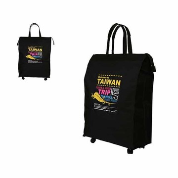 YESON 折疊收納購物輪袋台灣製造採購菜車收納不占空間防水特