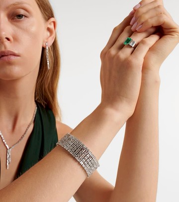 Suzanne Kalan 18kt white gold bracelet with diamonds