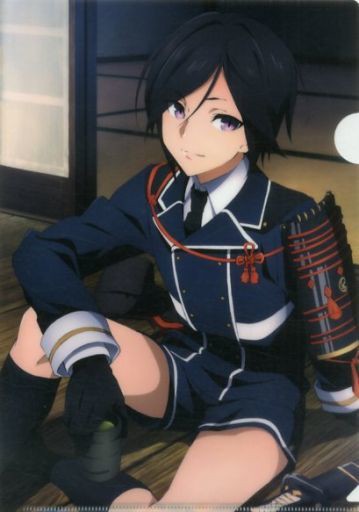 藥研藤四郎A4文件夾活擊刀劍亂舞PASH！2017年7月號贈品