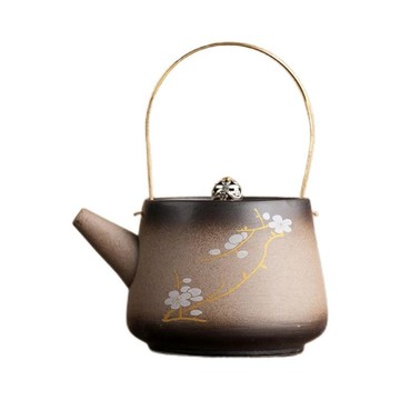 【茶品名】🍵茶壺 西施壺  泡茶壺日式粗陶陶瓷功夫茶具辦公家用提樑茶壺手抓快客壺公道杯過濾茶杯