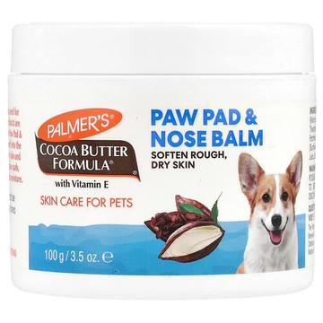 Palmer's for Pets, 含維生素 E 的椰子油配方®，爪墊和鼻用香油，寵物用，無香，3.5 盎司（100 克）