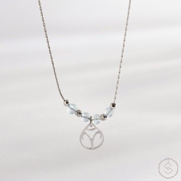 CONNY 專屬星座 | 海藍寶 | 天然水晶項鍊