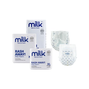 Milk 鎖水芯牛奶尿布-多款任選