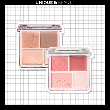 U&B░ 台灣現貨｜Judydoll 橘朵 四色高光腮紅盤 眼影盤 腮紅泥 腮紅膏粉 膨脹啞光色 小紅書推薦 A087