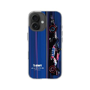 iPhone 16 Clear Case（相機按鈕） 透明 - Alpine - F1 BWT Alpine Formula One Team Car A524