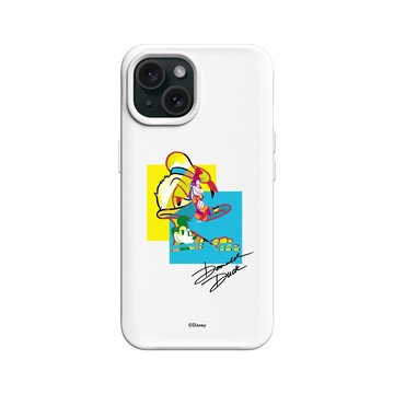 iPhone 15 SolidX 白 - 迪士尼-米奇 Mickey - 亮麗設計-唐老鴨