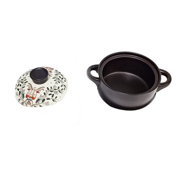 Royal Duke 有古窯 鋰輝石日式直身砂鍋 2.5L 童趣小鹿  1個  20.5 公分