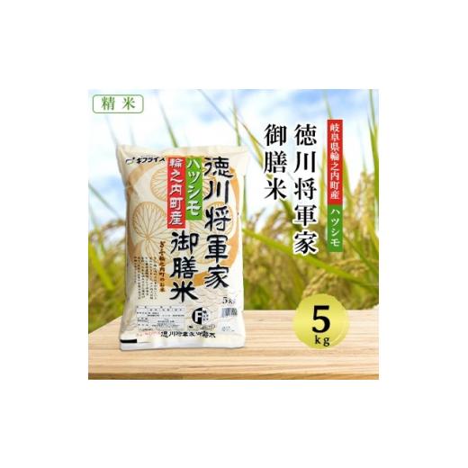 ふるさと納税 岐阜県 輪之内町 ＜毎月定期便＞＜岐阜県輪之内町産米ハツシモ＞徳川将軍家御膳米(精米) 5kg全6回