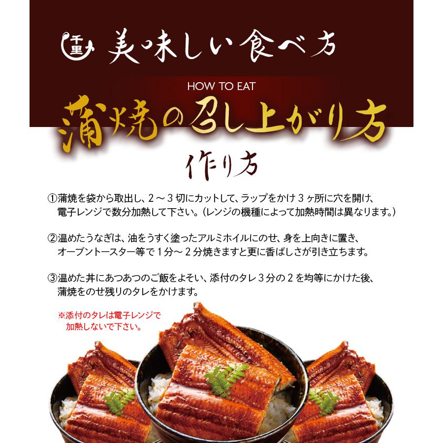 ギフト うなぎ 蒲焼 千里うなぎ 送料無料 ギフト 千里うなぎ蒲焼 (大) １５０ｇ 無頭 ３尾 国産 うなぎ セット 冷凍発送  鰻 ウナギ 鹿児島