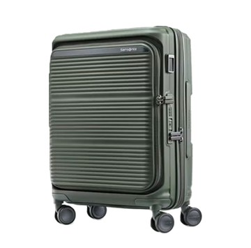 【SAMSONITE】PARALUX HS 上掀前開 20吋 可擴充四輪行李箱 橄欖綠