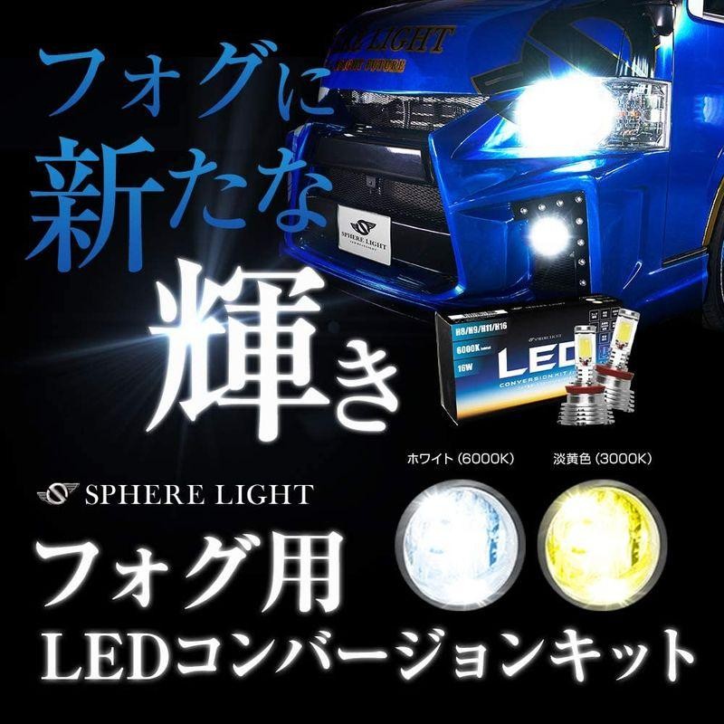 スフィアライト　LEDフォグランプ淡黄色3000K　未使用品