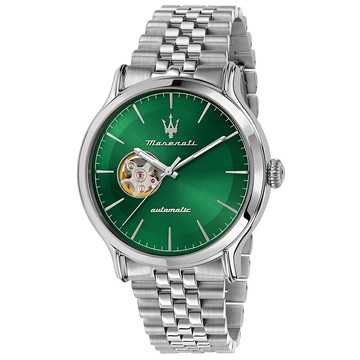 送禮首選★【MASERATI TIME】瑪莎拉蒂 Epoca系列鋼帶男腕錶R8823118010   附提袋【全館滿額折價★APP下單點數4倍送】線上購買享_實體門市同步服務