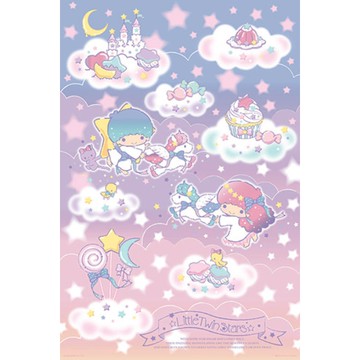 三麗鷗 拼圖(1000片)-雙子星