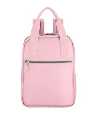 【LESPORTSAC】中型都會後背包 - 柔霧藕紫
