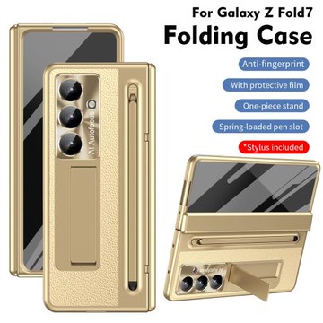 適用三星zfold7手機殼FOLD6折疊官方筆槽殼膜一體全包防摔保護殼