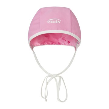 韓國 emis SWIM CAP 韓製 繫帶泳帽 粉色PINK