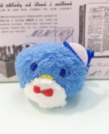【震撼精品百貨】Tuxedo Sam Sanrio 山姆藍企鵝~造型絨毛戒指*52930