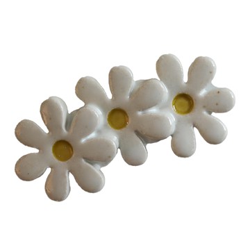 美濃燒 瑪格麗特 筷架 尺寸約6x3cm 陶瓷 日本產  白色  1個