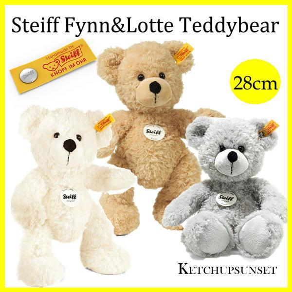 シュタイフ テディベア steiff テディベア フィン ロッテ 28ｃｍ