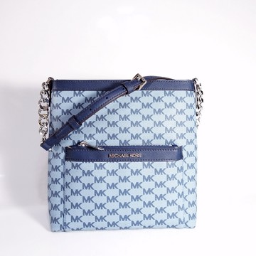 michael kors morgan 單肩斜挎包-藍-38t9c0gm2v美國原廠專櫃公司貨