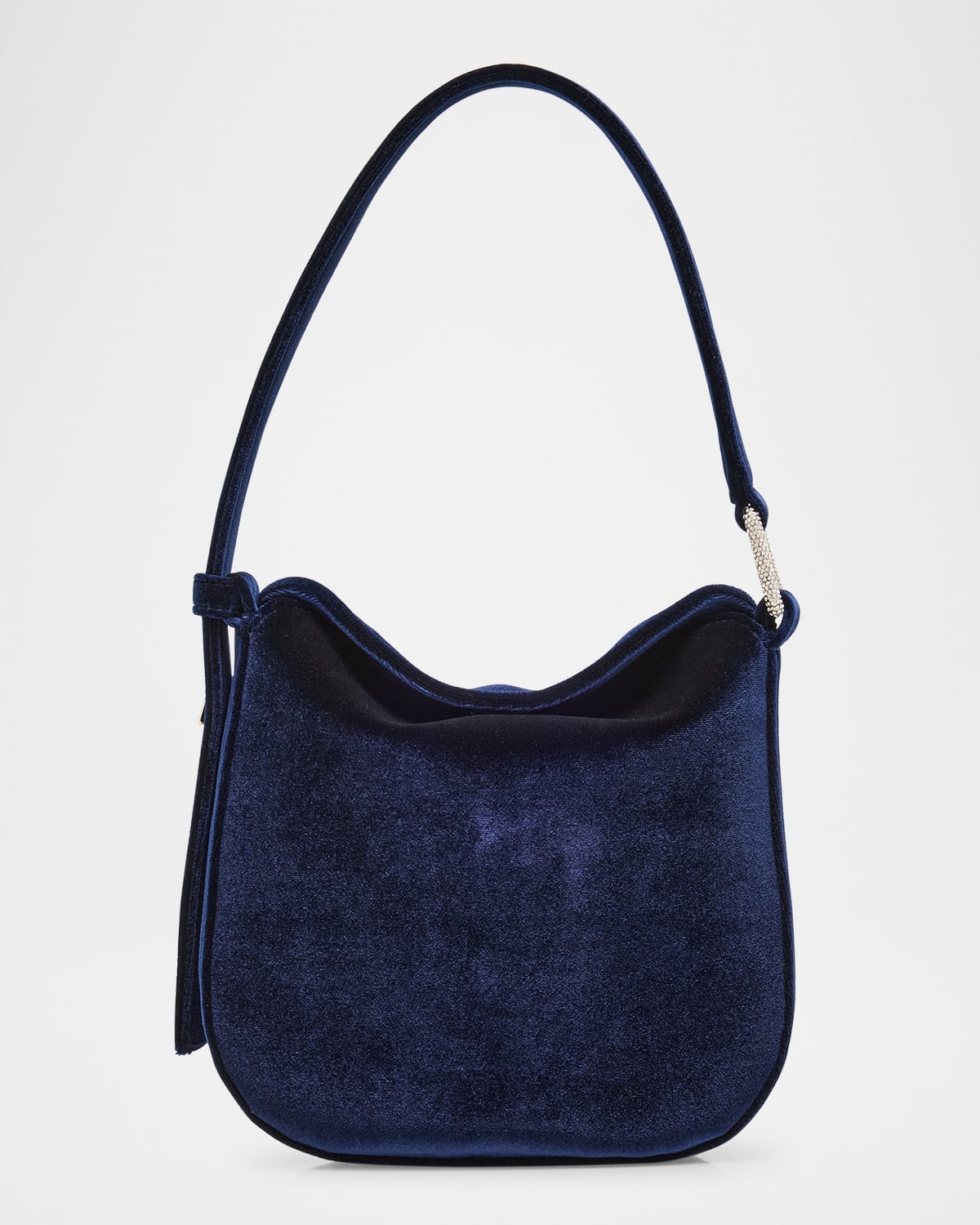 Anna Mini Velvet Hobo Bag