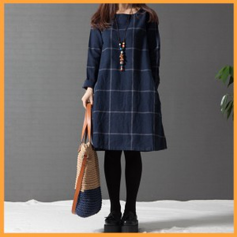 ワンピース 膝丈 チェック コーデ 秋冬 レディース カジュアル ａライン かわいい 大人 デート お出かけ 普段使い お取り寄せ 通販 Lineポイント最大1 0 Get Lineショッピング
