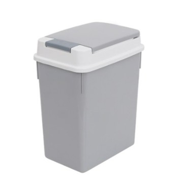 Nature Living 按壓式垃圾桶 20L  灰色  1個