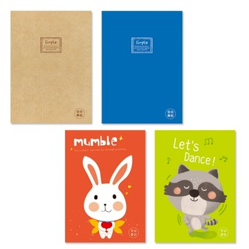 16K珠友療癒筆記本9入(空白)(隨機出貨) 墊腳石購物網 ※如購買13組(含)以上，請選宅配，謝謝