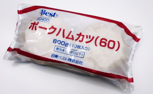 ポークハムカツ 60G　60食入　60食入 (日東ベスト株式会社 洋風調理品 カツ)